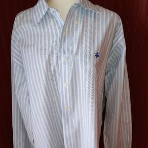 Men's Blue Striped Shirt